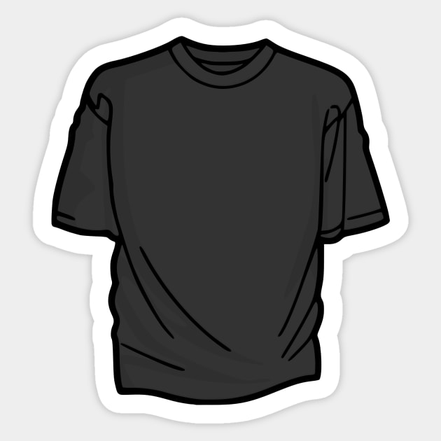 The Shirt Shirt Sticker by richardsimpsonart